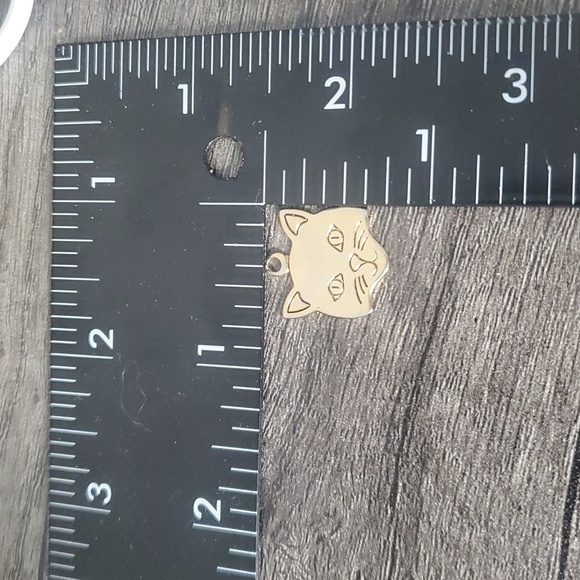 Kitty Cat Pendant Charm P305 - Picture 2 of 2